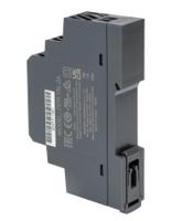 ddr-15l-24 MEAN WELL DDR-15 DC-DC Converter, 24V dc/ 630mA Output, 15W, DIN Rail Mount, +85°C Max Temp -40°C Min Temp