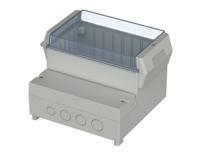 41170109-rcp-1700 Bopla RegloCard-Plus Series ABS, Polycarbonate Wall Box, IP65, Viewing Window, 166 mm x 161 mm x 121mm