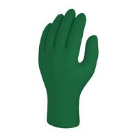 skg04525e Skytec TX4525 Green Powder-Free Nitrile Disposable Gloves, Size M, 100 per Pack