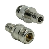 adaptqmamn-typef Siretta Straight Coaxial Adapter QMA Plug to N Jack Socket