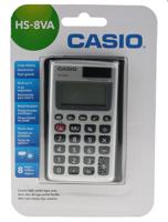 hs-8va Casio HS-8VA Battery & Solar Powered Pocket Calculator