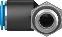 qsl-g14-10 Festo QS Series Elbow Threaded Adaptor, G 1/4 Male to Push In 10 mm, Threaded-to-Tube Connection Style, 186122