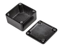158-5305 RS PRO Black Die Cast Aluminium Enclosure, IP54, Black Lid, 50 x 50 x 31mm