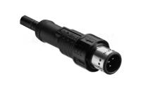 m12d-04bmmm-pl8b01 Amphenol Industrial Circular Connector, 4 Contacts, M12 Connector, Plug, Male, IP68