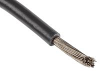 885-0822 RS PRO Black Hook Up Wire, 16 AWG, 19/0.3 mm, 100m, ETFE Insulation