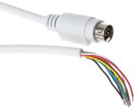724-1150 RS PRO Male 9 Pin mini-DIN to Unterminated White DIN Cable 2m