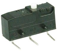 db1c-d3aa ZF Button Micro Switch, Through Hole Terminal, 6 A @ 250 V ac, SPDT