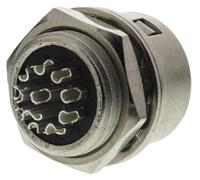 hr10a-10r-12s71 Hirose Circular Connector, 12 Contacts, Panel, Miniature Connector, Socket, Female, HR10 Series