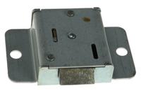 2401-0100ca Euro-Locks a Lowe & Fletcher group Company Slam Lock, 6.4mm Panel-to-Tongue, 9.5mm Cutout, Key Unlock