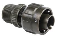 97b-3106a10sl-4p-hd Amphenol Limited, 97B, Brass 2 Way Cable Mount MIL Spec Circular Connector Plug, Pin Contacts,Shell Size 10SL, Bayonet
