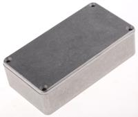 1590wb Hammond 1590 Series Natural Die Cast Aluminium Enclosure, IP65, Natural Lid, 112 x 60.5 x 31mm