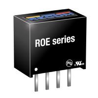 roe-0505s Recom ROE DC-DC Converter, 5V dc/ 200mA Output, 4.5 → 5.5 V dc Input, 1W, Through Hole, +85°C Max Temp -40°C Min