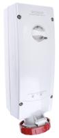 5616387 Scame Switchable IP67 Industrial Interlock Socket 3PN+E, Earthing Position 6h, 63A, 415 V