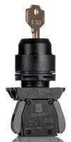 265-7661 RS PRO Knob Key Switch - (1NO) 30mm Cutout Diameter, Illuminated 2 Positions