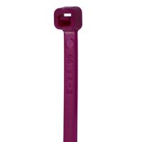 pct-0200-050-pl-100 NEMIQ Cable Tie, , 200mm x 4.8 mm, Purple Nylon, Pk-100