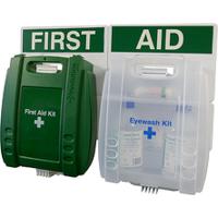 222-3778 RS PRO First Aid & Eyewash Kit for 11 → 20 Person/People, Wall Mounted