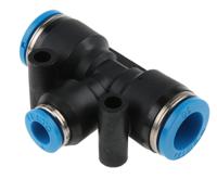qst-10-6 Festo QST Series Tee Tube-to-Tube Adaptor Push In 6 mm, Push In 10 mm to Push In 10 mm, Tube-to-Tube Connection Style,