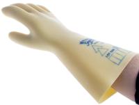 re236009 Polyco Healthline Electricians Gloves Yellow Latex Latex Electrical Insulating Gloves, Size 9, Latex Coating