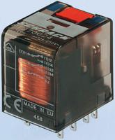 pt270l24-9-1415001-1 TE Connectivity PCB Mount Power Relay, 24V dc Coil, 12A Switching Current, DPDT