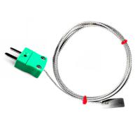 252-2450 RS PRO Type K Leaf Thermocouple 2m Length, 13mm Diameter → +350°C