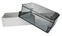 9522100 Rittal PK Series Plastic Wall Box, IP66, Viewing Window, 180 mm x 254 mm x 165mm