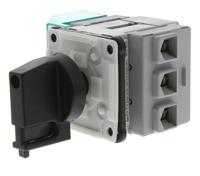 3ld2122-0tk11 Siemens 3P Pole Panel Mount Isolator Switch - 25A Maximum Current, 9.5kW Power Rating, IP65