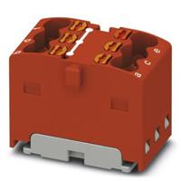 3002765 Phoenix Contact Distribution Block, 6 Way, 2.5mm², 17.5A, 450 V, Red