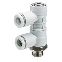 akp-la08-g01 SMC AKP Check Valve G 1/8 Male Inlet, 8mm Tube Outlet, 0.1 → 0.7MPa