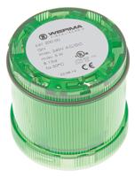 64120000 Werma 641 Series Green Steady Effect Beacon Unit, 12 → 230 V ac/dc, Filament Bulb, AC, DC, IP65