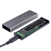 m2-usb-c-nvme-sata StarTech.com 0.86in M.2 SATA Hard Drive Enclosure, USB C