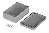 07315106-xm-151006-7035 Bopla Euromas X Series Light Grey Polycarbonate Enclosure, IP66, IP68, IK07, Light Grey Lid, 150 x 100 x 60mm