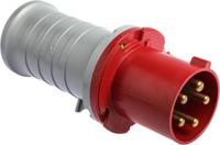 2cma166764r1000-463p6 Amphenol Industrial, Tough & Safe IP44 Red Cable Mount 3P + N + E Industrial Power Plug, Rated At 63A, 415 V
