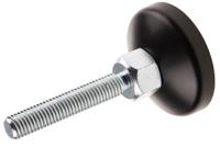 767-5853 RS PRO M12 Thread Pivot Foot, 12mm 6mm Groove