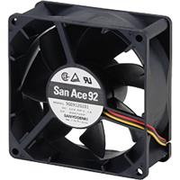 9g0924g1d01 Sanyo Denki 9G Series Axial Fan, 24 V dc, DC Operation, 186.9m³/h, 13.2W, 550mA Max, 92 x 92 x 38mm