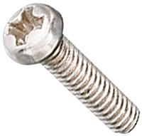 m2x6 Yahata Neji Plain Pan Stainless Steel Tamper Proof Security Screw, M2 x 6mm