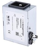 fn9246-20-06 Schaffner 20A, 250 V ac Male Panel Mount IEC Filter FN9246-20-06, Faston