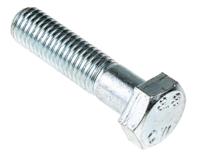 279-789 RS PRO Bright Zinc Plated Steel, Hex Bolt, M12 x 50mm