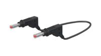 669408-15021 Staubli Test lead, 32A, 600V, Black, 150cm Lead Length