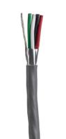 2404c-sl005 Alpha Wire Alpha Essentials Communication & Control Control Cable, 4 Cores, 0.35 mm² 22 AWG, Screened, 30 m, Grey