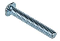 822-9161 RS PRO Bright Zinc Plated Steel Hex Socket Button Screw, ISO 7380, M4 x 25mm