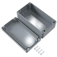 01122208 Rose Aluminium Standard Series Grey Die Cast Aluminium Enclosure, IP66, IK09, Grey Lid, 220 x 120 x 80mm