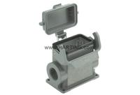 19300100296 HARTING Han B Heavy Duty Power Connector Housing, M25 x 2 Thread, Side Entry