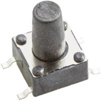 430182095816 Wurth Elektronik Black Tactile Switch, SPST 50 mA @ 12 V dc 6.1mm Surface Mount