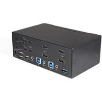 sv231dhu34k6 StarTech.com 2 Port Dual Monitor USB HDMI KVM Switch, 3.5 mm Stereo 3840 x 2160 Maximum Resolution