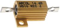hs10-r22-j Arcol, 220mΩ 10W Wire Wound Chassis Mount Resistor HS10 R22 J ±5%