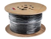 491-904 RS PRO 3184Y 0.75 mm² 4 Core Power Cable, H05VV-F, Black PVC, 100m