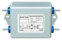 b84142a0030r000 EPCOS, B84142-A 30A 250 V ac/dc 60Hz, Flange Mount EMC Filter, Screw, Single Phase