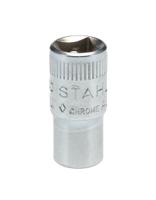 01530016 STAHLWILLE 1/4 in Drive 1/4in Standard Socket, 12 point, 23 mm Overall Length