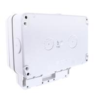 k56481whi MK Electric White 2 Gang Plug Socket, 2 Poles, 13A, Type G - British, Outdoor Use