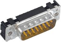 09653616712 HARTING 25 Way Through Hole D-sub Connector Plug, 2.76mm Pitch, with 4-40 UNC Threaded Inserts, Boardlocks